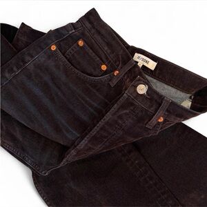 Re/Done 90s High Rise Flocked Jean